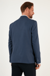 Buratti 6 Drop Çift Yırtmaçlı Klasik Blazer Comfort Fit Erkek Ceket 216VİTALE İNDİGO
