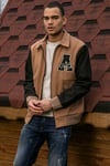 Buratti Armalı Fermuarlı Regular Fit Bomber Erkek Mont 5715896 CAMEL