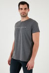 Buratti Baskılı Bisiklet Yaka Pamuklu Slim Fit Erkek T Shirt 541DPRTMNT24 ANTRASİT