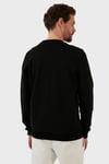 Buratti Baskılı Pamuk Karışımlı Regular Fit Bisiklet Yaka Erkek Sweat 6141002B SİYAH