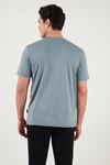 Buratti Bisiklet Yaka % 100 Pamuk Regular Fit Basic Erkek T Shirt 59020001 AÇIK MAVİ
