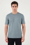 Buratti Bisiklet Yaka % 100 Pamuk Regular Fit Basic Erkek T Shirt 59020001 AÇIK MAVİ