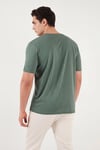 Buratti Bisiklet Yaka % 100 Pamuk Regular Fit Basic Erkek T Shirt 59020001 NEFTİ