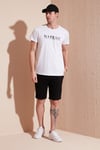 Buratti Bisiklet Yaka % 100 Pamuk Slim Fit Erkek T Shirt 541NATURE BEYAZ