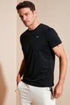 Buratti Bisiklet Yaka Erkek T Shirt 5657025 SİYAH