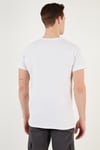 Buratti Bisiklet Yaka Pamuklu Slim Fit Erkek T Shirt 541THERE BEYAZ