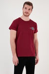 Buratti Bisiklet Yaka Pamuklu Slim Fit Erkek T Shirt 541THERE BORDO