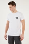 Buratti Bisiklet Yaka Pamuklu Slim Fit Erkek T Shirt 541THERE BEYAZ