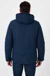 Buratti Çıkarılabilir Kapüşonlu Ekstra Slim Fit Erkek Mont 556B5050 İNDİGO