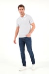 Buratti Çizgili Kısa Kollu Düğmeli Erkek Polo T Shirt 5904026 İNDİGO