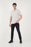 Buratti Çizgili Kısa Kollu Düğmeli Erkek Polo T Shirt 5904026 AÇIK HAKİ