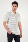 Buratti Çizgili Kısa Kollu Düğmeli Erkek Polo T Shirt 5904026 AÇIK HAKİ