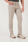 Buratti Comfort Boru Paça Normal Bel Pantolon Erkek Kot Pantolon 4412C66TEXAS BEJ