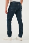 Buratti Dar Kalıp Düşük Bel Dar Paça Jeans Erkek Kot Pantolon 1115C55NAPOLI YEŞİL-MAVİ