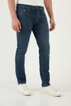 Buratti Dar Kalıp Düşük Bel Dar Paça Jeans Erkek Kot Pantolon 1115C55NAPOLI YEŞİL-MAVİ