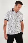 Buratti Desenli Pamuklu Slim Fit Erkek Polo Yaka T Shirt 646B3490 SİYAH