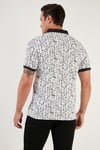 Buratti Desenli Pamuklu Slim Fit Erkek Polo Yaka T Shirt 646B3490 SİYAH