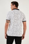 Buratti Desenli Pamuklu Slim Fit Erkek Polo Yaka T Shirt 646B3540 SİYAH