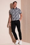 Buratti Desenli Pamuklu Slim Fit Erkek Polo Yaka T Shirt 646B3550 ANTRASİT