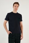 Buratti Ekoseli Pamuklu Regular Fit Kısa Kollu Erkek Pijama Takımı 6572002 LACİVERT