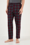 Buratti Ekoseli Pamuklu Regular Fit Kısa Kollu Erkek Pijama Takımı 6572002 ANTRASİT