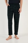Buratti Ekoseli Pamuklu Regular Fit Kısa Kollu Erkek Pijama Takımı 6572002 LACİVERT