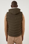 Buratti Kapüşonlu Slim Fit Erkek Yelek 556B5618 HAKİ