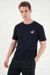 Buratti Kareli Pamuklu Regular Fit Şortlu Erkek Pijama Takımı 6572022 LACİVERT