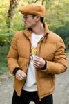 Buratti Marka Logolu Dik Yaka Slim Fit Erkek Mont 556B50064 HARDAL