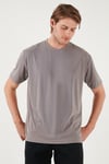 Buratti Modal Karışımlı Regular Fit Bisiklet Yaka Basic Erkek T Shirt 5902924 TOPRAK
