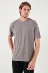 Buratti Modal Karışımlı Regular Fit Bisiklet Yaka Basic Erkek T Shirt 5902924 TOPRAK