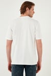 Buratti Modal Karışımlı Regular Fit Bisiklet Yaka Basic Erkek T Shirt 5902924 EKRU