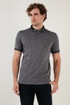 Buratti Pamuk Karışımlı Desenli Slim Fit Erkek Polo Yaka T Shirt 646B3280 LACİVERT