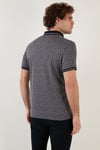 Buratti Pamuk Karışımlı Desenli Slim Fit Erkek Polo Yaka T Shirt 646B3280 LACİVERT