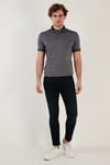 Buratti Pamuk Karışımlı Desenli Slim Fit Erkek Polo Yaka T Shirt 646B3280 LACİVERT