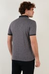 Buratti Pamuk Karışımlı Desenli Slim Fit Erkek Polo Yaka T Shirt 646B3210 LACİVERT