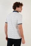 Buratti Pamuk Karışımlı Desenli Slim Fit Erkek Polo Yaka T Shirt 646B3280 BEYAZ