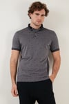 Buratti Pamuk Karışımlı Desenli Slim Fit Erkek Polo Yaka T Shirt 646B3210 LACİVERT