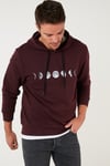 Buratti Pamuklu Baskılı Kapüşonlu Slim Fit Erkek Sweat 5905238 VİŞNE