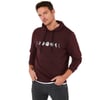Buratti Pamuklu Baskılı Kapüşonlu Slim Fit Erkek Sweat 5905238 VİŞNE