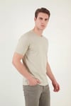 Buratti Pamuklu Bisiklet Yaka Basic Erkek T Shirt 59020001 TAŞ