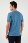 Buratti Pamuklu Bisiklet Yaka Basic Erkek T Shirt 59020001 MAVİ