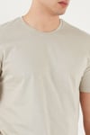 Buratti Pamuklu Bisiklet Yaka Basic Erkek T Shirt 59020001 TAŞ