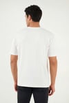 Buratti Pamuklu Bisiklet Yaka Kısa Kollu Erkek T Shirt 5904114 EKRU