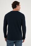 Buratti Pamuklu Bisiklet Yaka Normal Kalıp Basic Erkek Sweat 5905073 LACİVERT