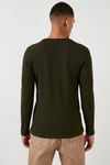 Buratti Pamuklu Bisiklet Yaka Normal Kalıp Basic Erkek Sweat 5905073 HAKİ