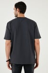 Buratti Pamuklu Bisiklet Yaka Relaxed Fit Basic Erkek T Shirt 5902610 ANTRASİT