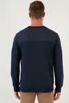 Buratti Pamuklu Bisiklet Yaka Slim Fit Erkek Sweat 5905033 İNDİGO