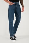 Buratti Pamuklu Comfort Fit Normal Bel Boru Paça Jeans Erkek Kot Pantolon 4400C17TEXAS MAVİ