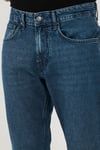Buratti Pamuklu Comfort Fit Normal Bel Boru Paça Jeans Erkek Kot Pantolon 4400C17TEXAS MAVİ